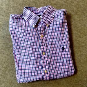 NWOT PLAID RALPH LAUREN BUTTON DOWN!
